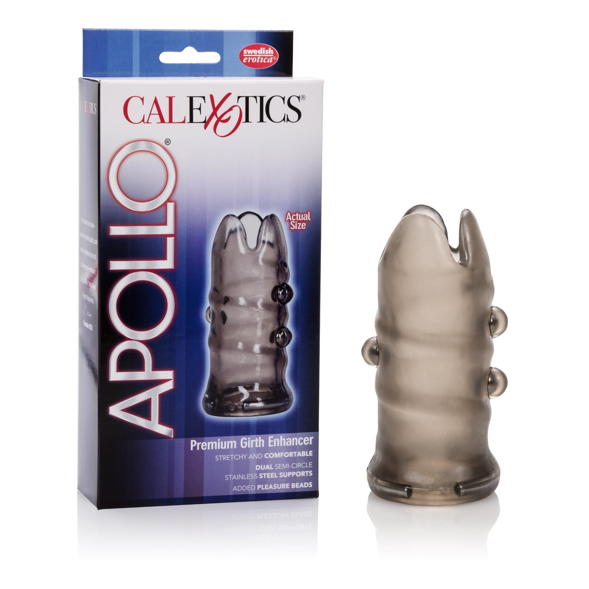 Durio.sg: California Exotics - Apollo Premium Girth Enhancer Cock Sleeve  (Grey) Cock Sleeves (Non Vibration)