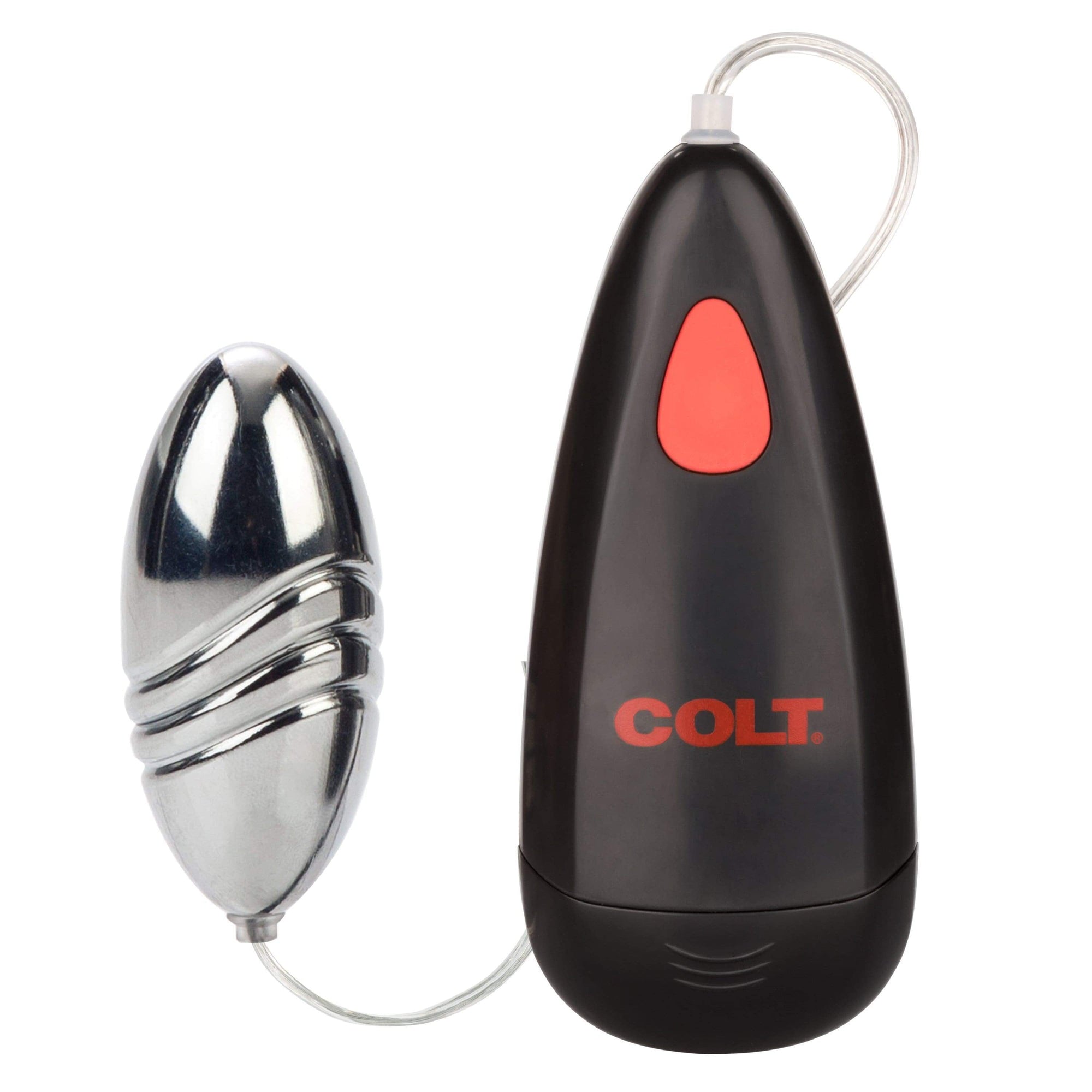 California Exotics - COLT Waterproof Silver Turbo Bullet Vibrator with Remote (Silver) -  Wired Remote Control Egg (Vibration) Non Rechargeable  Durio.sg