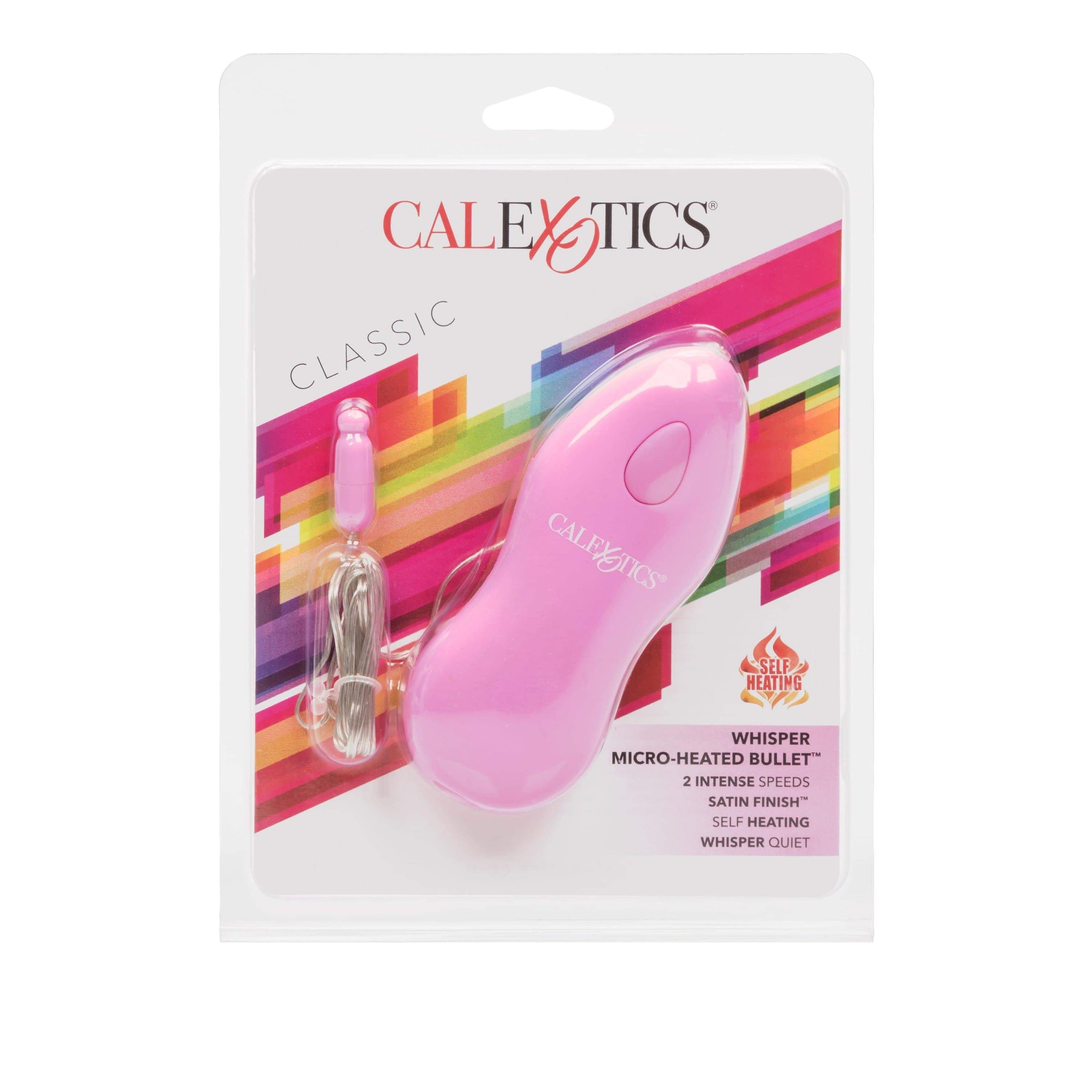 California Exotics - Classic Remote Whisper Micro Heated Bullet Vibrator (Pink) -  Wired Remote Control Egg (Vibration) Non Rechargeable  Durio.sg