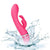 California Exotics - Utopia Bunny Massager (Pink) -  Rabbit Dildo (Vibration) Non Rechargeable  Durio.sg