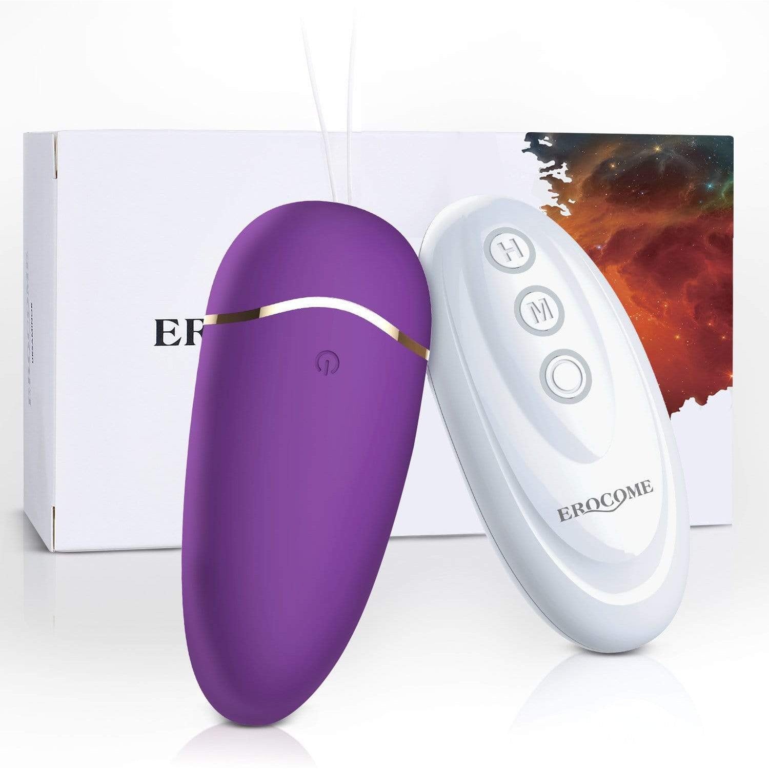 Erocome - UrsaMajor Heat Remote Control Egg Vibrator (Purple) -  Wireless Remote Control Egg (Vibration) Rechargeable  Durio.sg