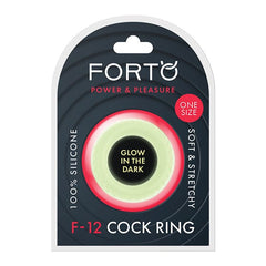 Forto F 12 Silicone Cock Ring Glow in the Dark Yellow Durio.sg