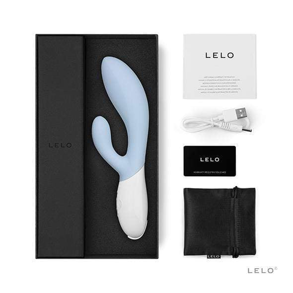 LELO - Ina 3 Rabbit Vibrator (Seafoam) -  Rabbit Dildo (Vibration) Rechargeable  Durio.sg