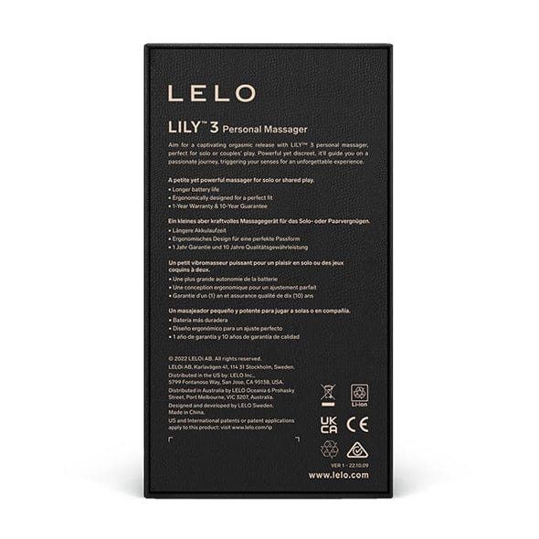 LELO - Lily 3 Vibrating Clit Massager (Dark Plum) -  Clit Massager (Vibration) Rechargeable  Durio.sg