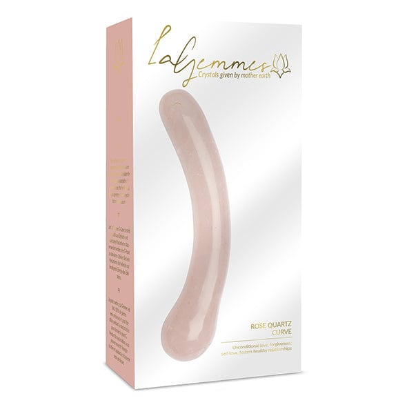 La Gemmes - G Curve Rose Quartz Dildo (Pink) -  G Spot Dildo (Non Vibration)  Durio.sg