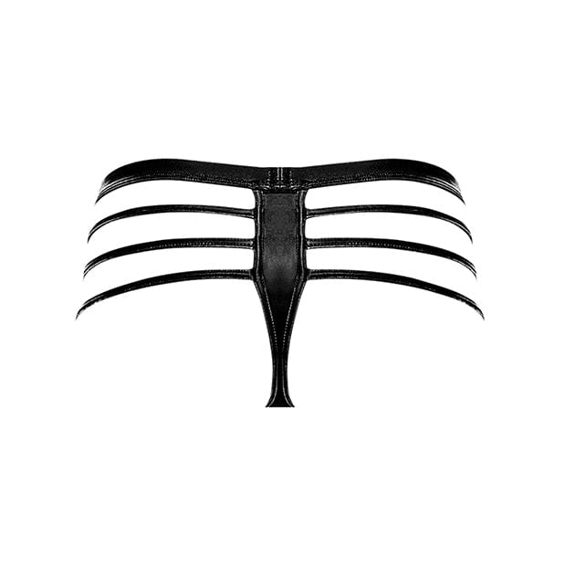 Male Power - Cage Matte Cage Thong Underwear S/M (Black) -  Gay Pride Underwear  Durio.sg