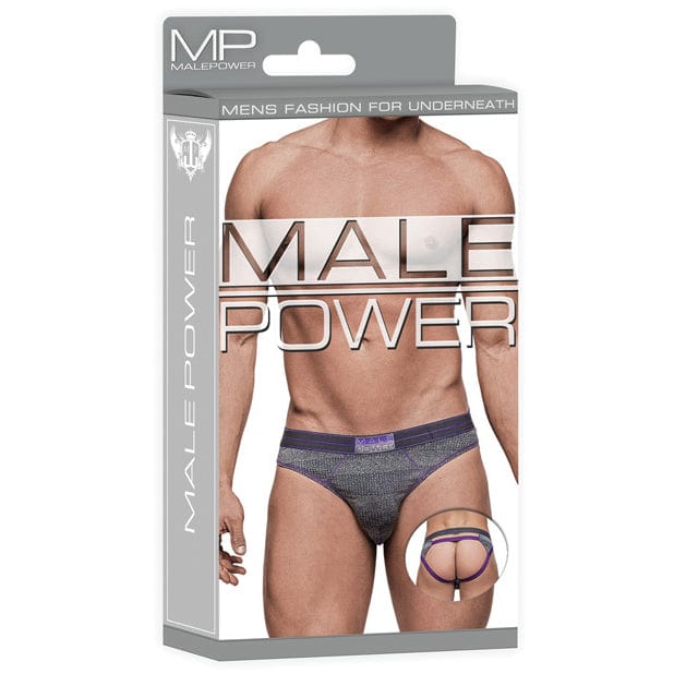 Male Power - Heather Haze CutoutJock Underwear L/X (Grey) -  Gay Pride Underwear  Durio.sg