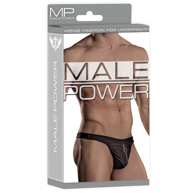 Male Power - Zipper Thong Underwear S/M (Black) -  Gay Pride Underwear  Durio.sg