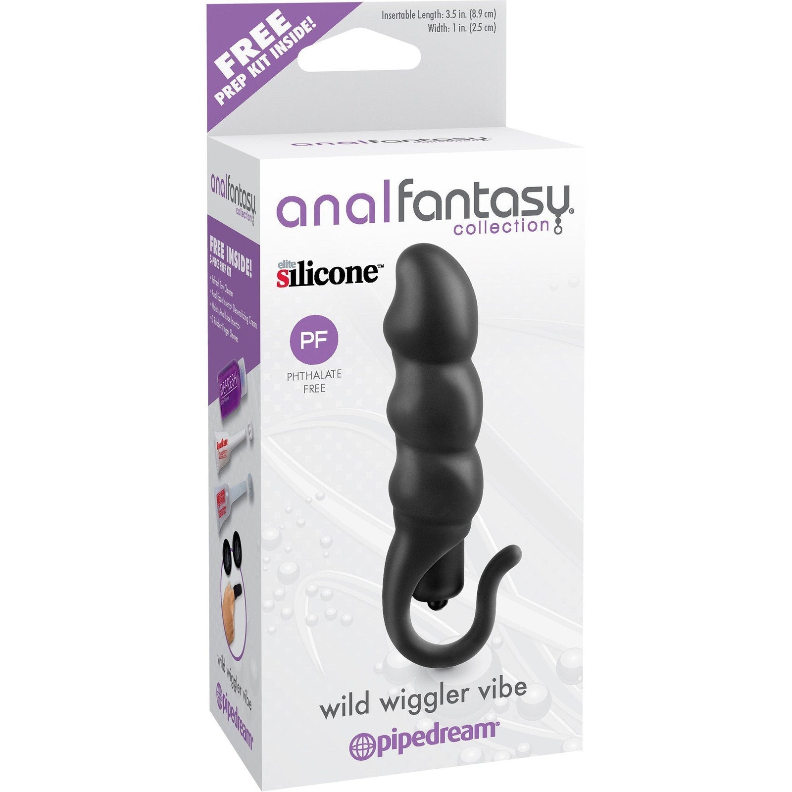 Durio.sg: Pipedream - Anal Fantasy Collection Wild Wiggler Vibe (Black) Anal  Beads (Vibration) Non Rechargeable