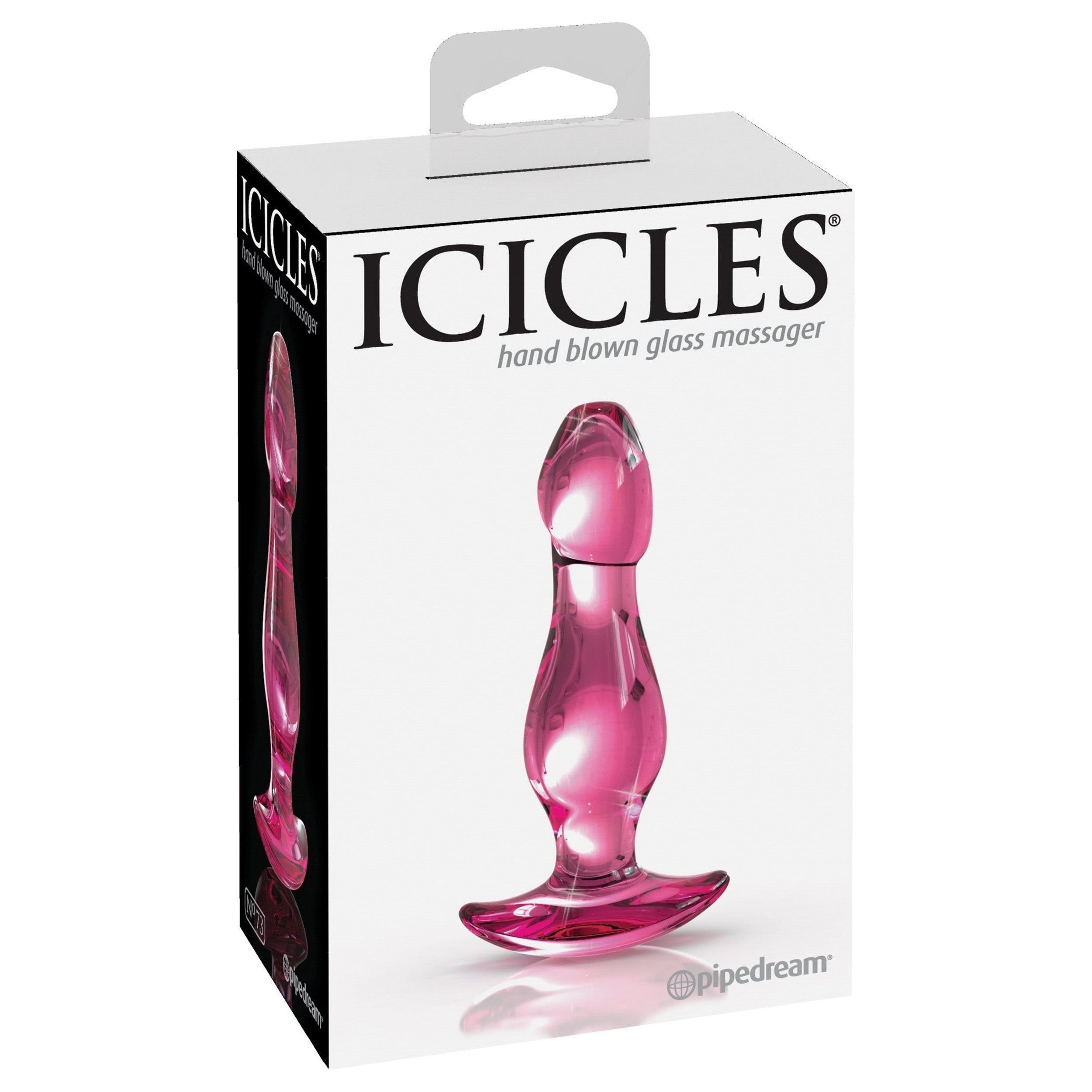 Durio.sg: Pipedream - Icicles No 73 Hand Blown Massager (Pink) Glass Anal  Plug (Non Vibration)