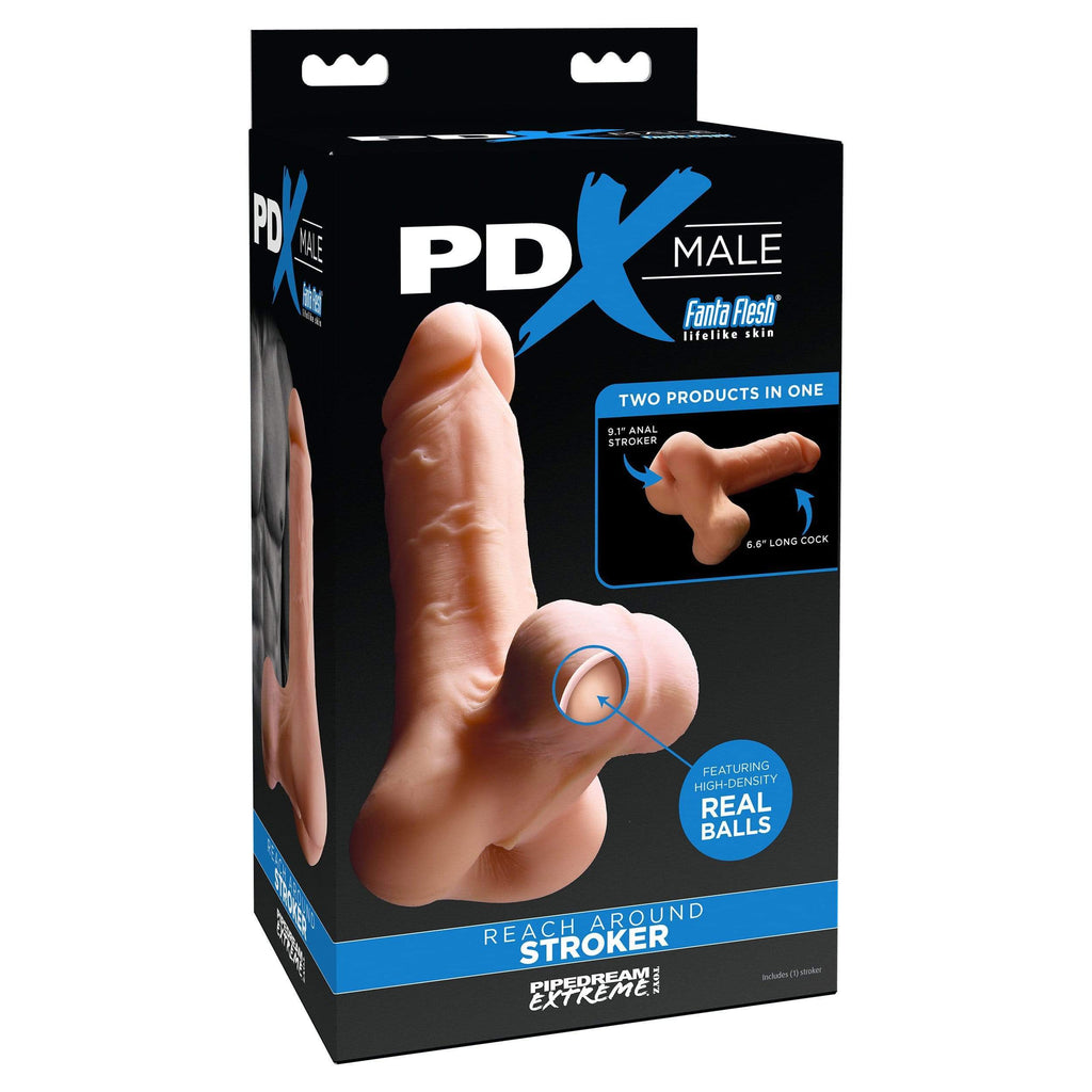 Durio.sg: Pipedream - PDX Male Reach Around Stroker Gay Masturbator (Beige)  Realistic Gay Dildo w/o suction cup (Non Vibration)