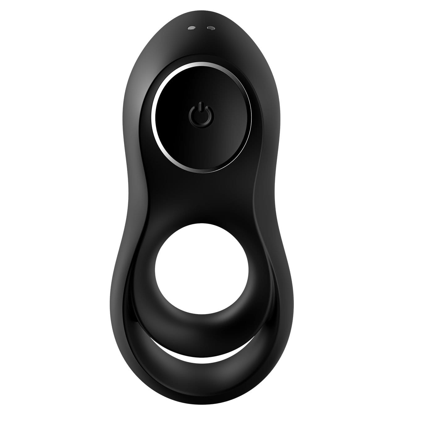 Satisfyer - Legendary Duo Silicone Vibrating Cock Ring (Black) -  Silicone Cock Ring (Vibration) Rechargeable  Durio.sg