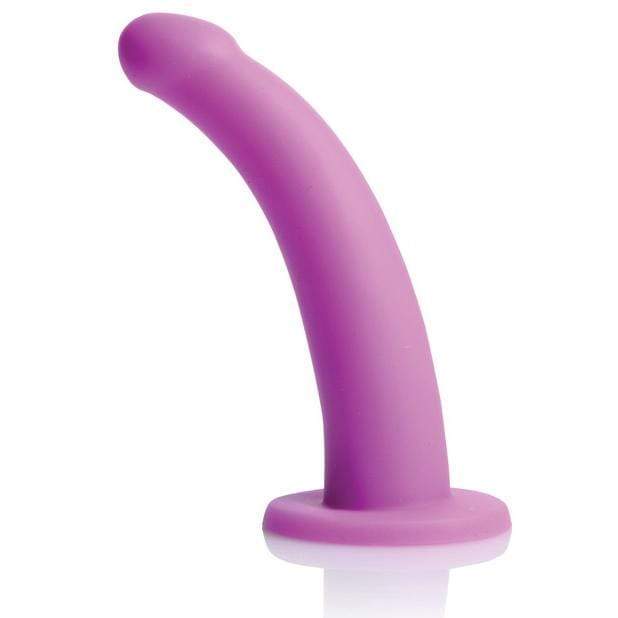 Strap U - Navigator Silicone G Spot Dildo with Strap On Harness (Black) -  Strap On with Non hollow Dildo for Female (Non Vibration)  Durio.sg