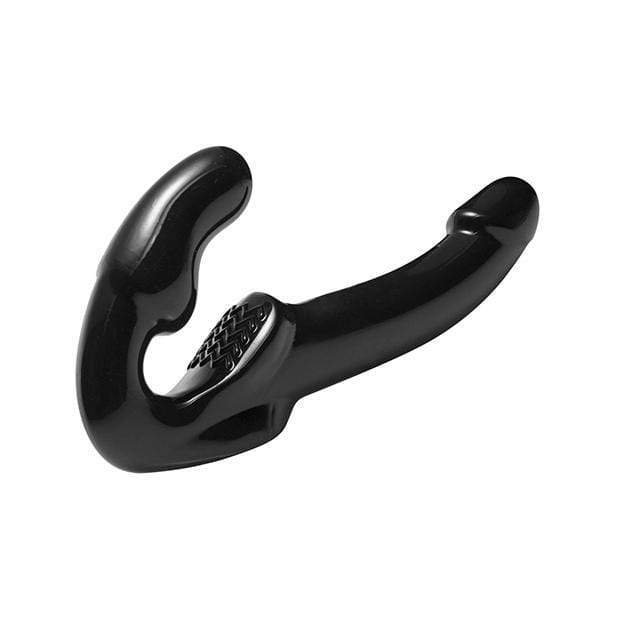 Strap U - Revolver Strapless Strap on G Spot Dildo (Black) -  Strap On with Dildo for Reverse Insertion (Non Vibration)  Durio.sg