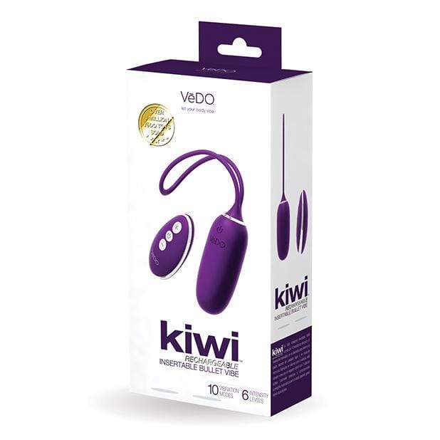 VeDO - Kiwi Remote Control Rechargeable Egg Vibrator (Deep Purple) -  Wireless Remote Control Egg (Vibration) Rechargeable  Durio.sg